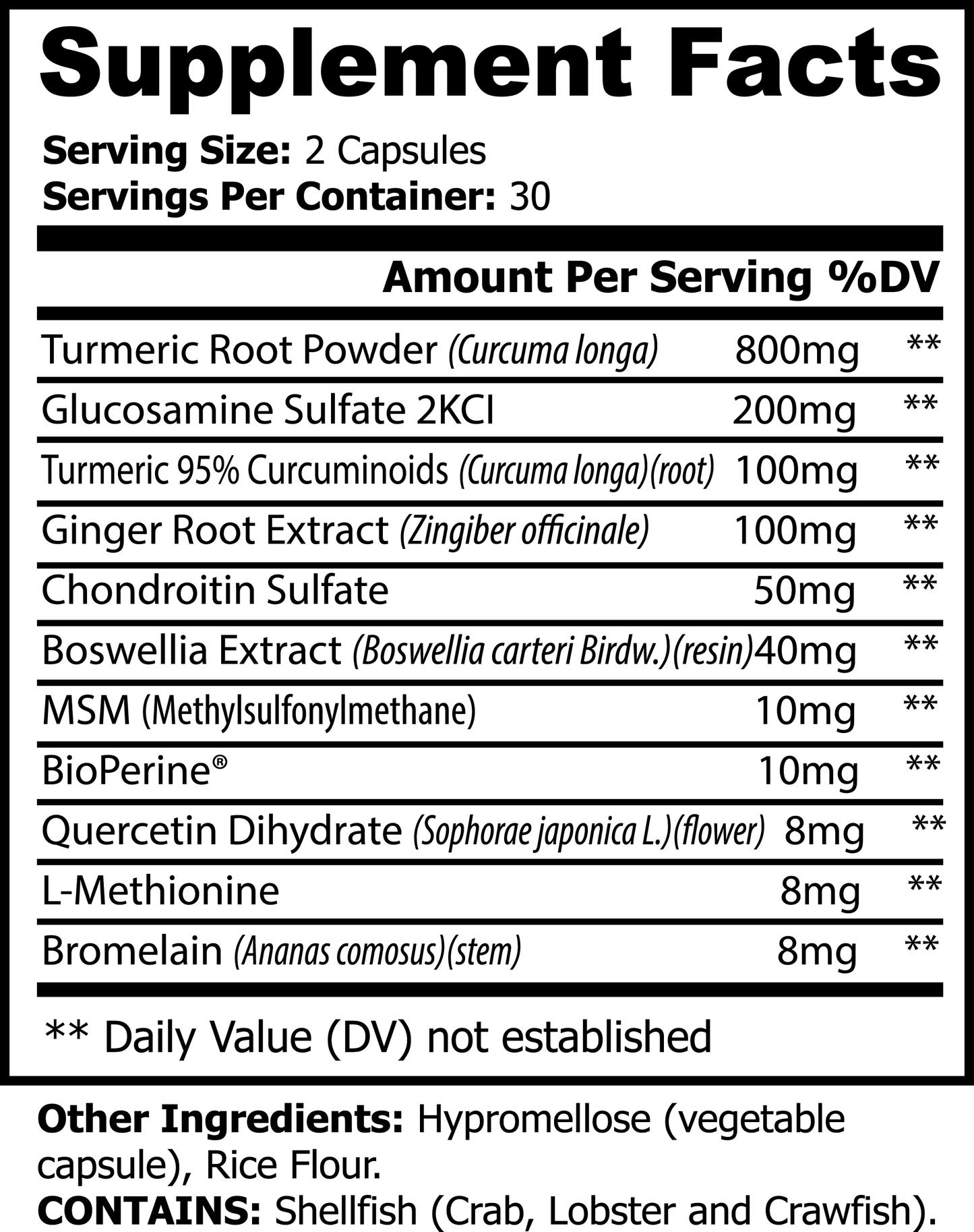 Platinum Turmeric – Joint, Mobility & Inflammation Support with Boswellia, MSM & BioPerine® | 60 Capsules