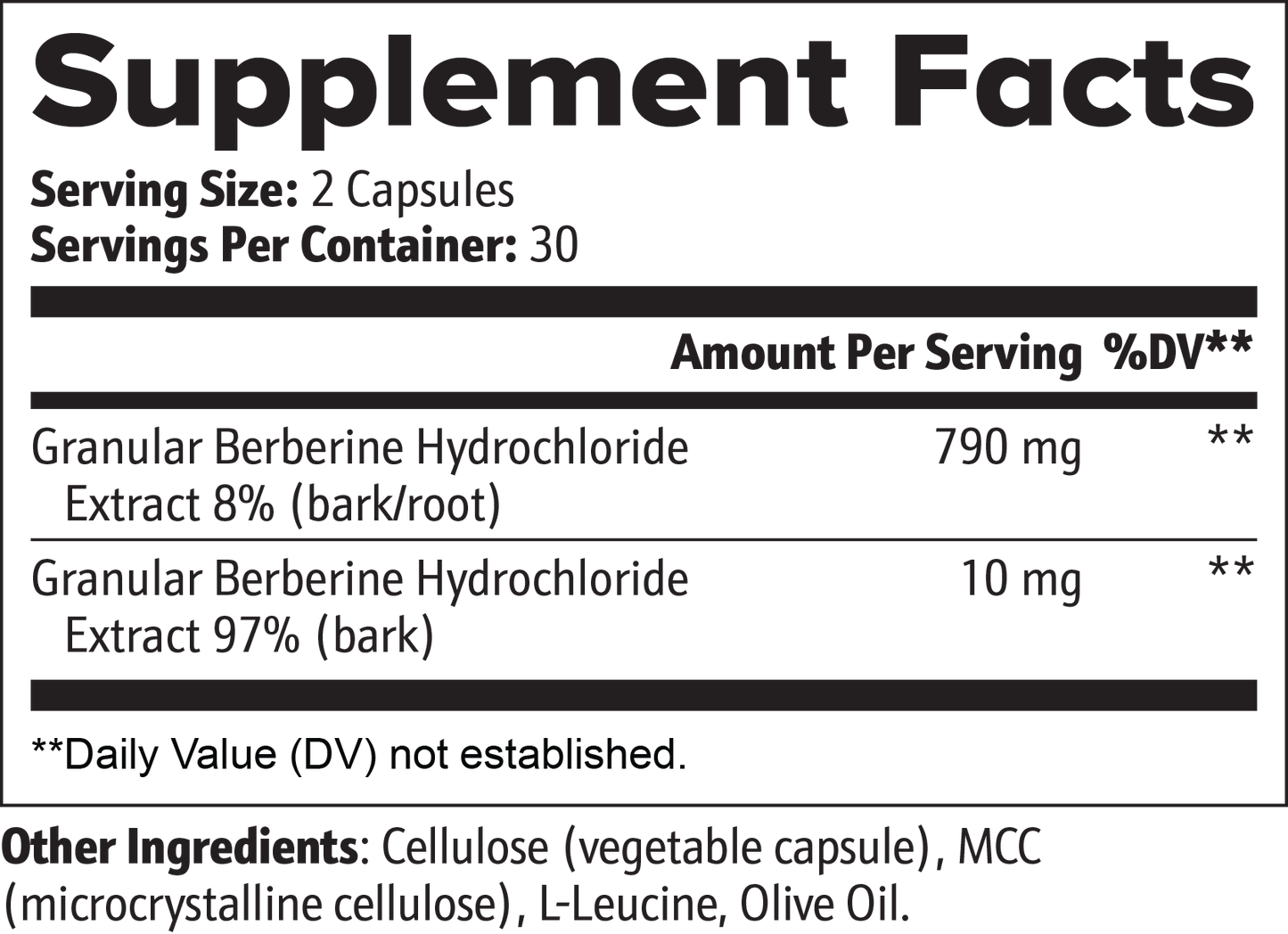 RevivaRenew Berberine Capsules – Natural Blood Sugar, Metabolism & Heart Support