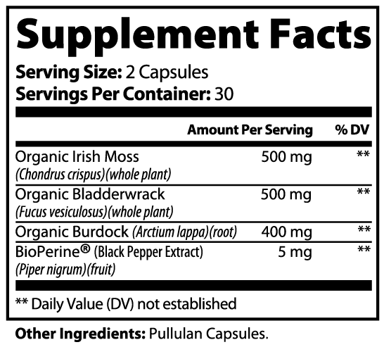 RevivaRenew Sea Moss Capsules – Maximum Thyroid & Energy Support