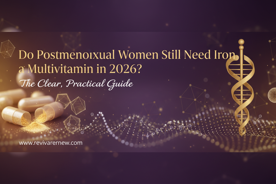 Do Postmenopausal Women Still Need Iron in a Multivitamin in 2026? The Clear, Practical Guide www.revivarenew.com