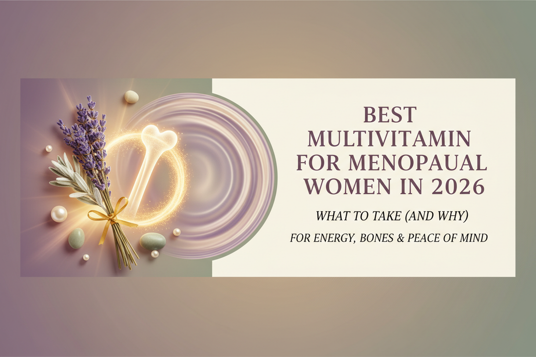 Best Multivitamin for Menopausal Women in 2026: What to Take (and Why) for Energy, Bones &amp; Peace of Mind