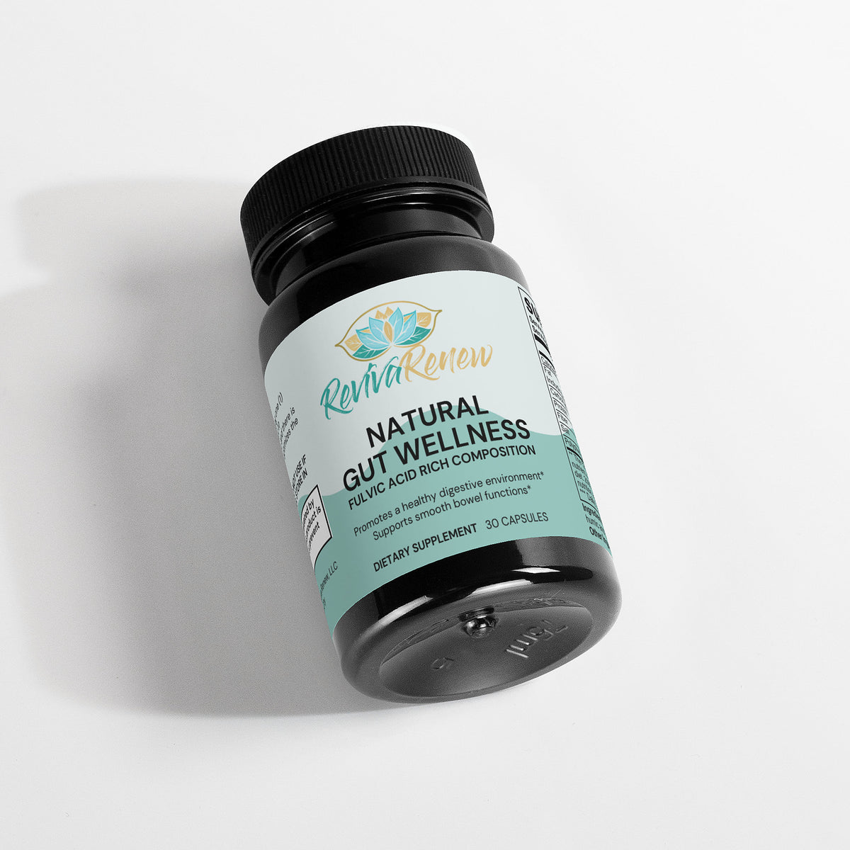 RevivaRenew Natural Gut Wellness Capsules – Fulvic Acid Gut Support Blend