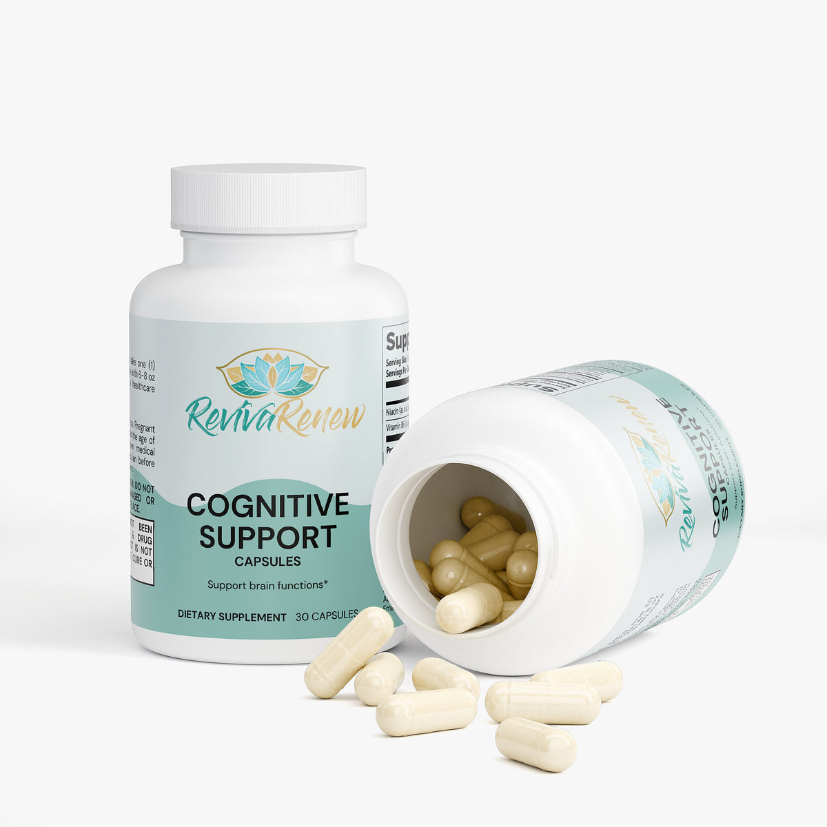 Cognitive Support – Focus & Clarity Supplement with Bacopa, GABA & Huperzine A
