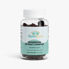 Mushroom Extract Complex Gummies – 10 Mushroom Blend for Energy, Focus & Wellness | Raspberry Flavor