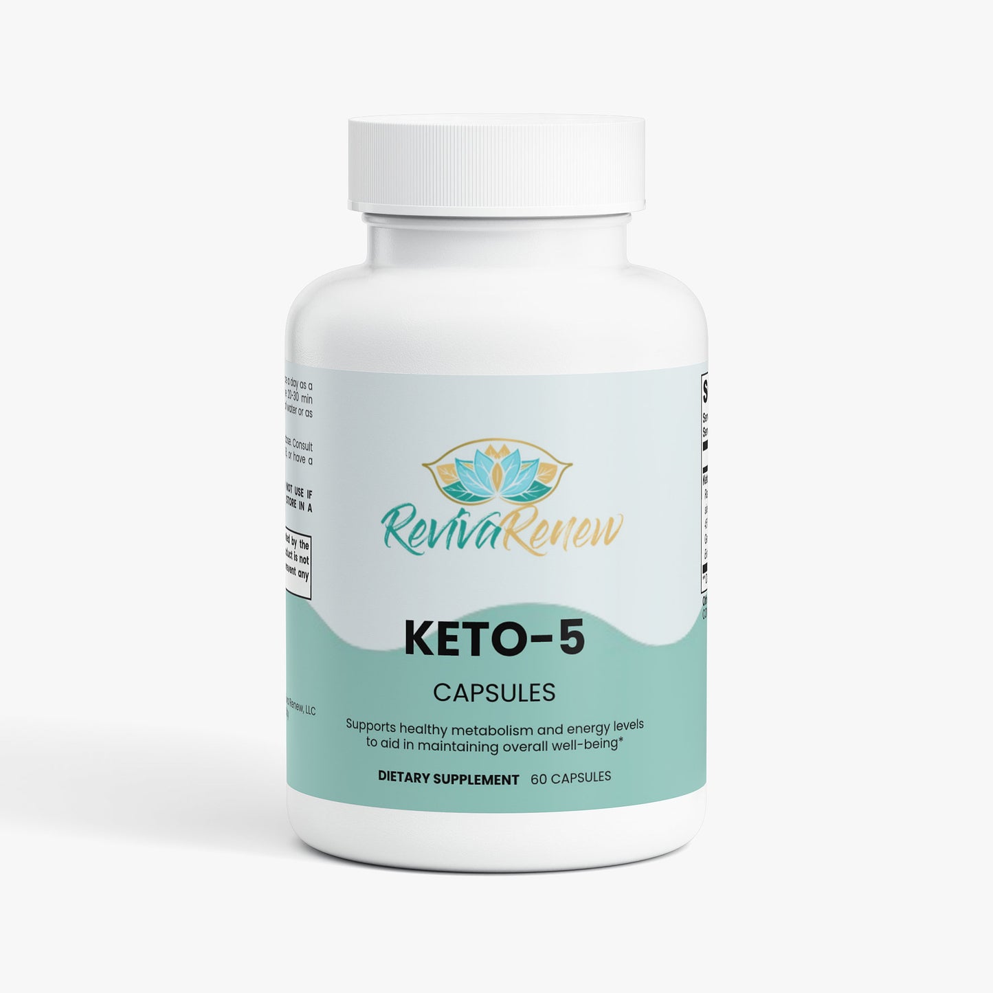 RevivaRenew Keto‑5 Capsules – 650 mg Advanced Keto Metabolism Support Blend