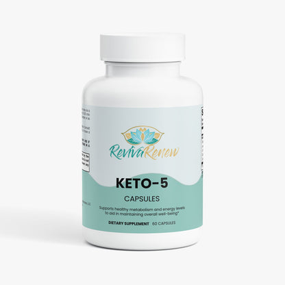 RevivaRenew Keto‑5 Capsules – 650 mg Advanced Keto Metabolism Support Blend