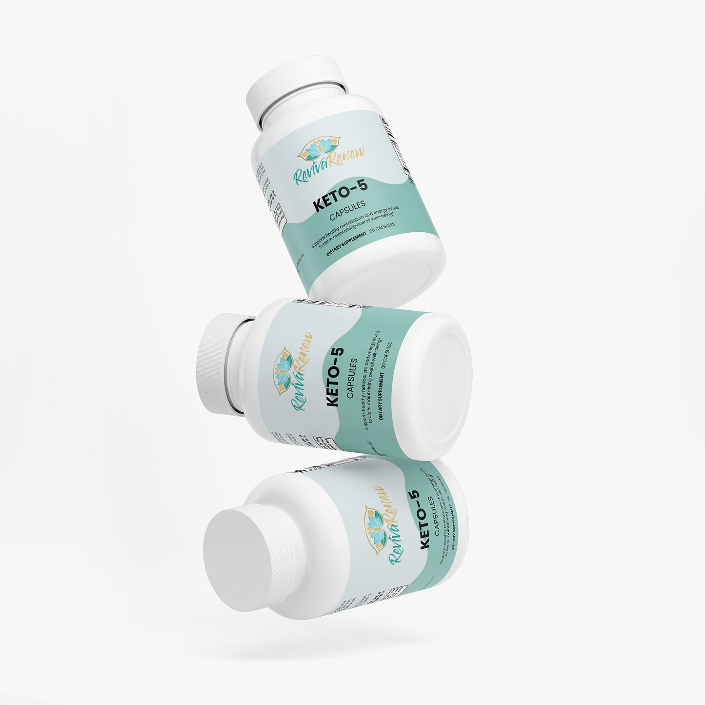 RevivaRenew Keto‑5 Capsules – 650 mg Advanced Keto Metabolism Support Blend