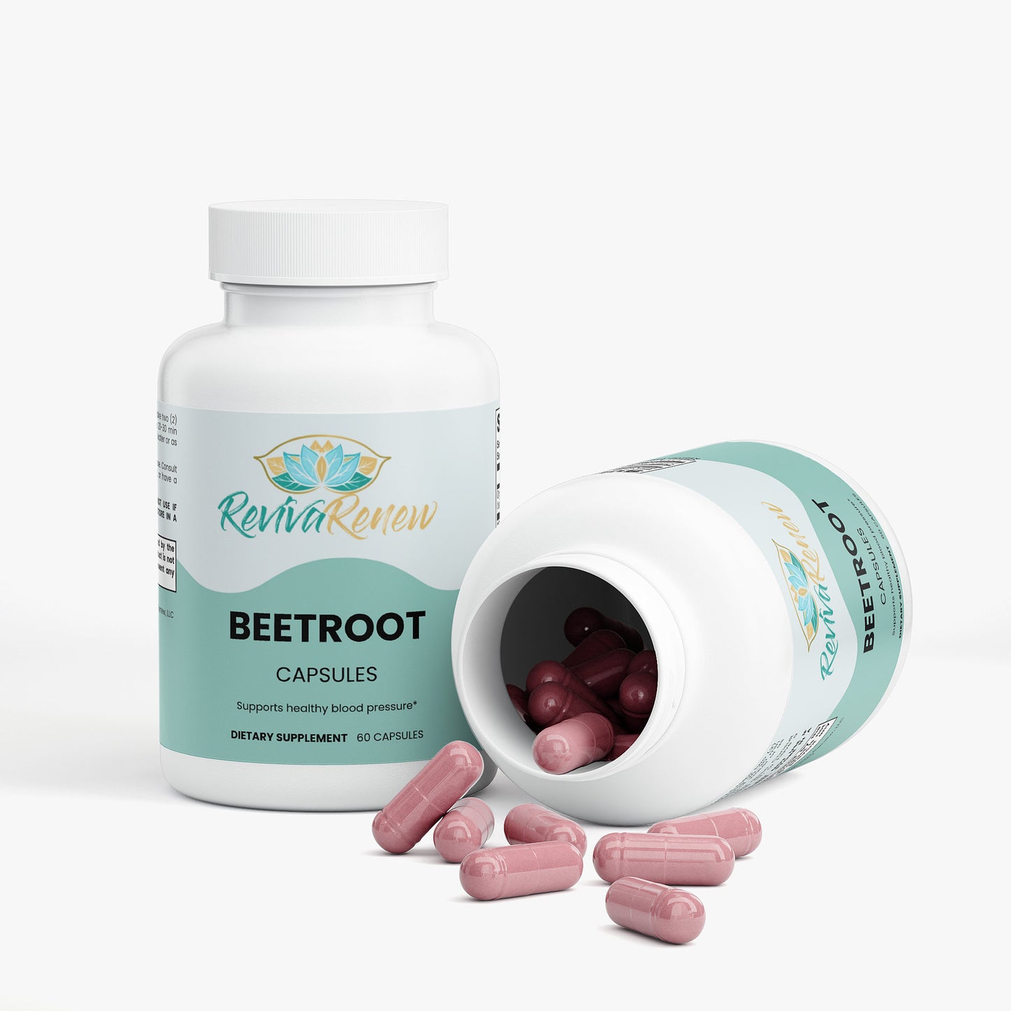 RevivaRenew Organic Beetroot Capsules – Nitric Oxide & Cardiovascular Support