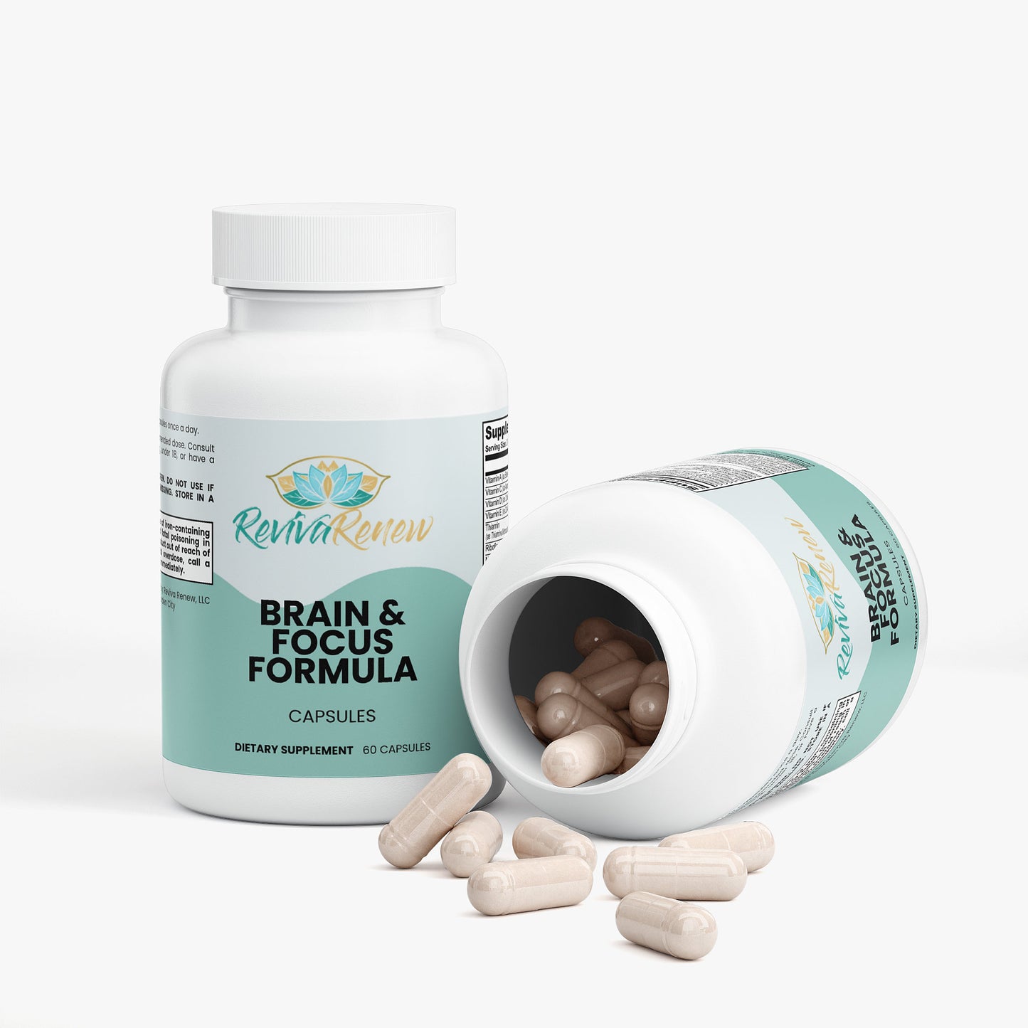 Brain & Focus Formula – Cognitive Support with Vitamins, Amino Acids & Herbal Extracts