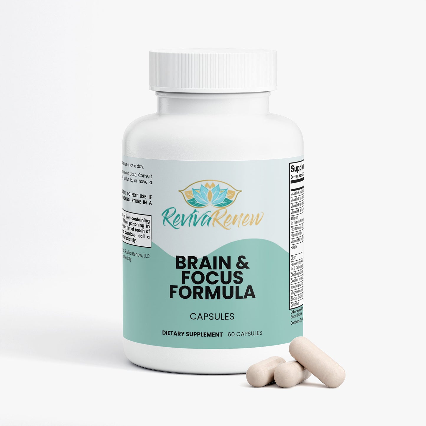 Brain & Focus Formula – Cognitive Support with Vitamins, Amino Acids & Herbal Extracts