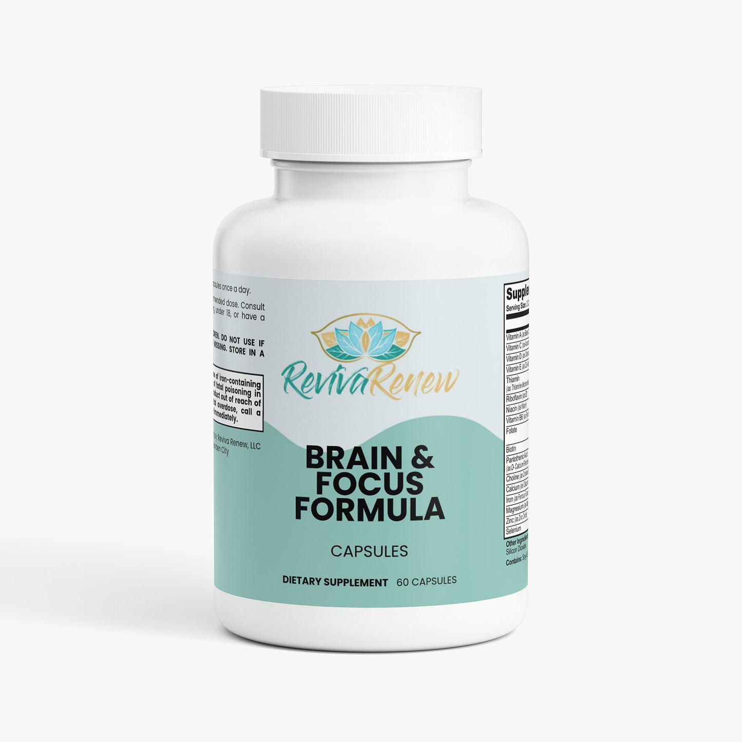 Brain & Focus Formula – Cognitive Support with Vitamins, Amino Acids & Herbal Extracts