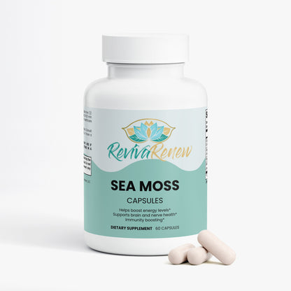 RevivaRenew Sea Moss Capsules – Maximum Thyroid & Energy Support