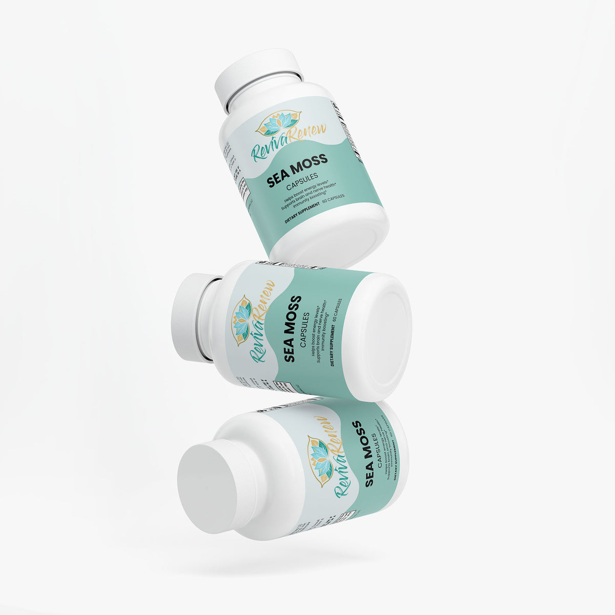 RevivaRenew Sea Moss Capsules – Maximum Thyroid & Energy Support