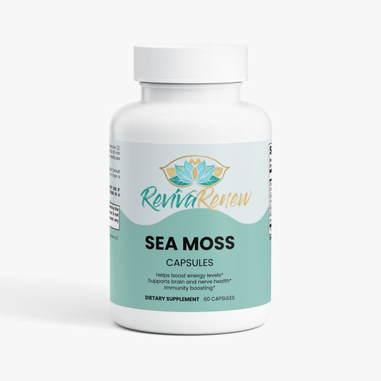 RevivaRenew Sea Moss Capsules – Maximum Thyroid & Energy Support