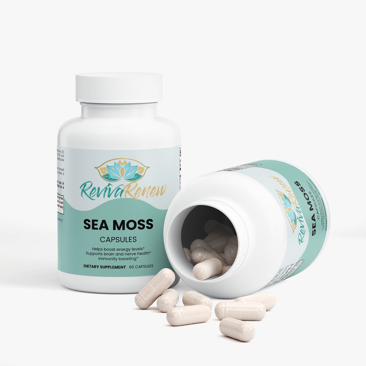 RevivaRenew Sea Moss Capsules – Maximum Thyroid & Energy Support