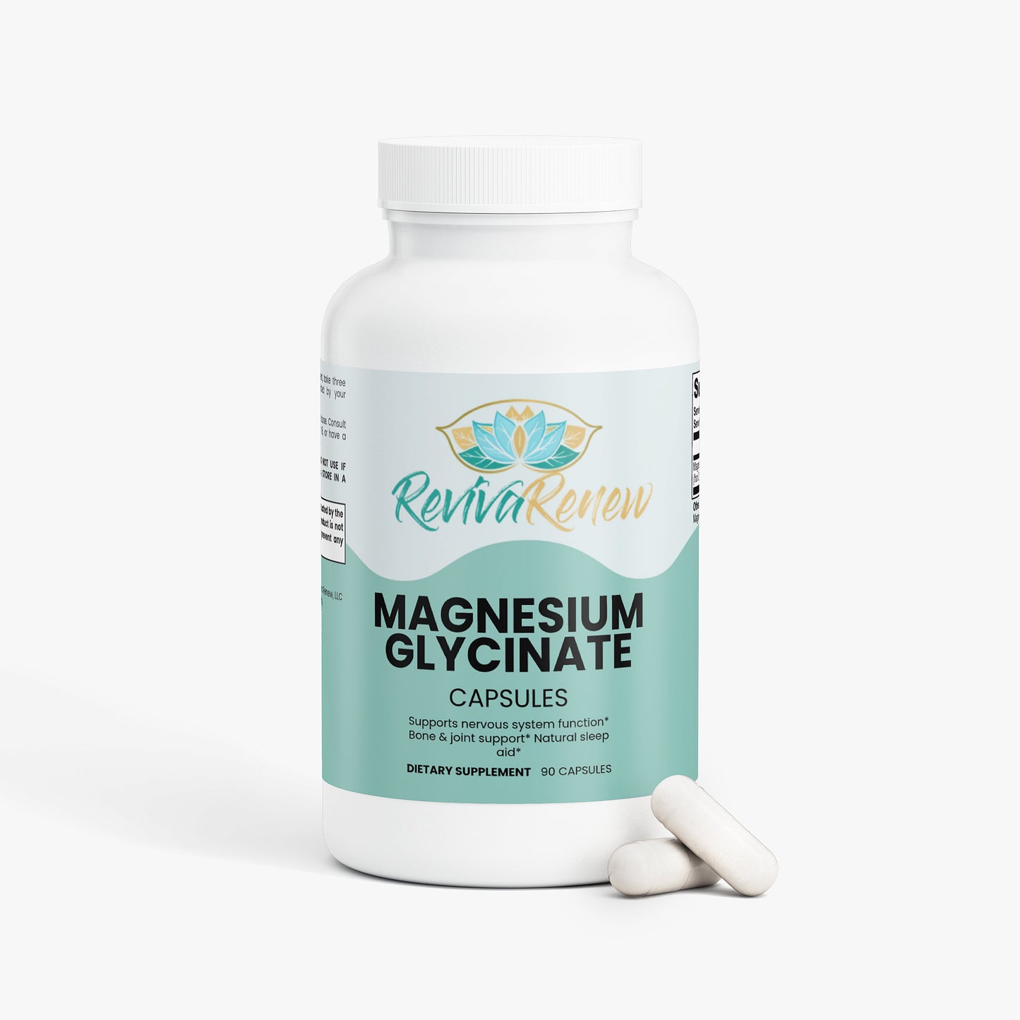 Magnesium Glycinate – High Absorption Relaxation & Sleep Support | 90 Capsules