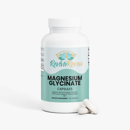 Magnesium Glycinate – High Absorption Relaxation & Sleep Support | 90 Capsules