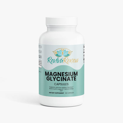 Magnesium Glycinate – High Absorption Relaxation & Sleep Support | 90 Capsules