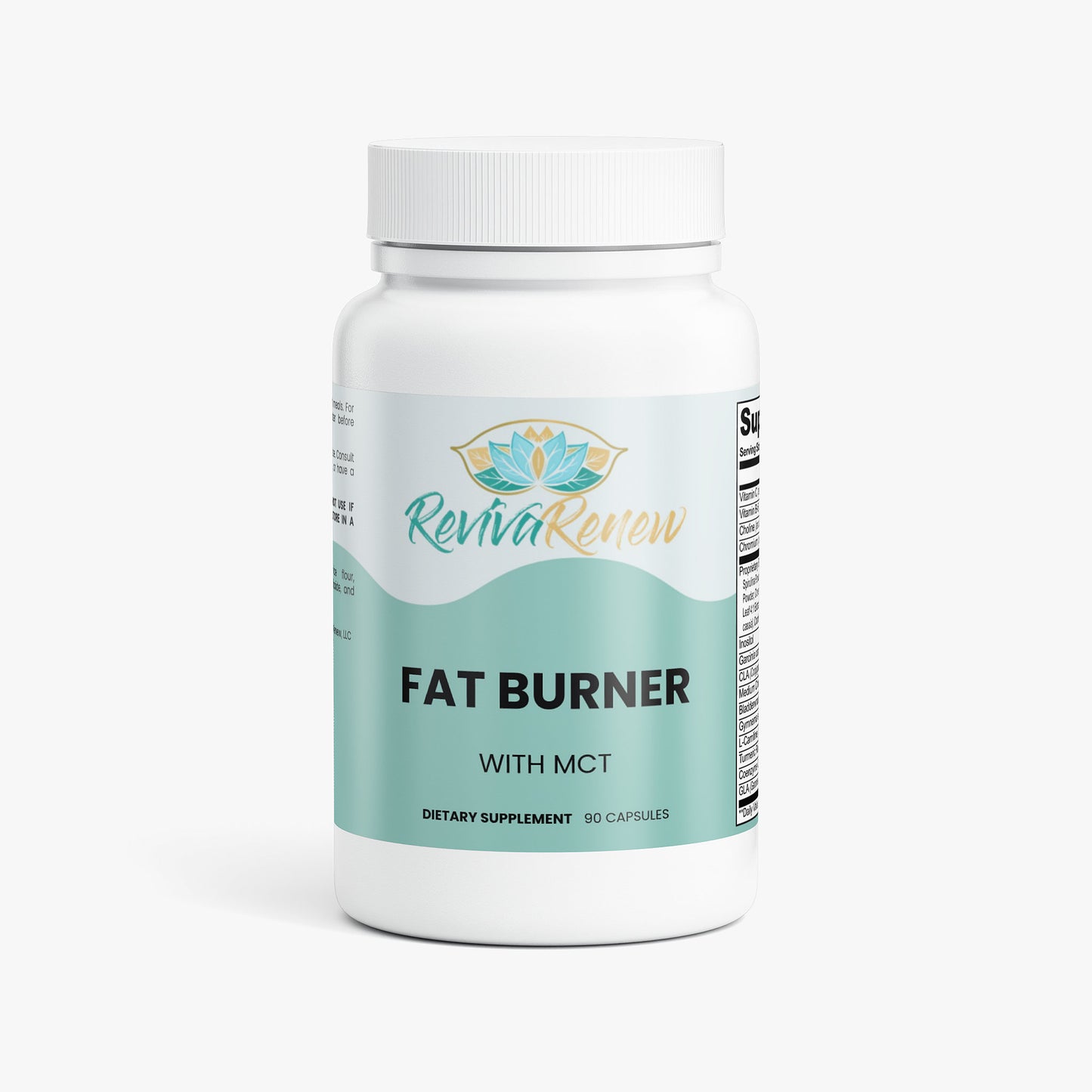 RevivaRenew Fat Burner with MCT – Targeted Thermogenic & Metabolic Support