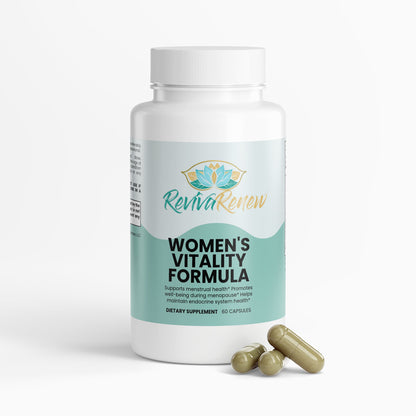 RevivaRenew Women’s Vitality Formula – Botanical Hormone Balance & Reproductive Support