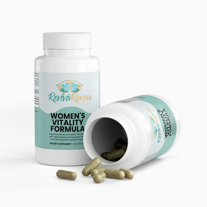 RevivaRenew Women’s Vitality Formula – Botanical Hormone Balance & Reproductive Support