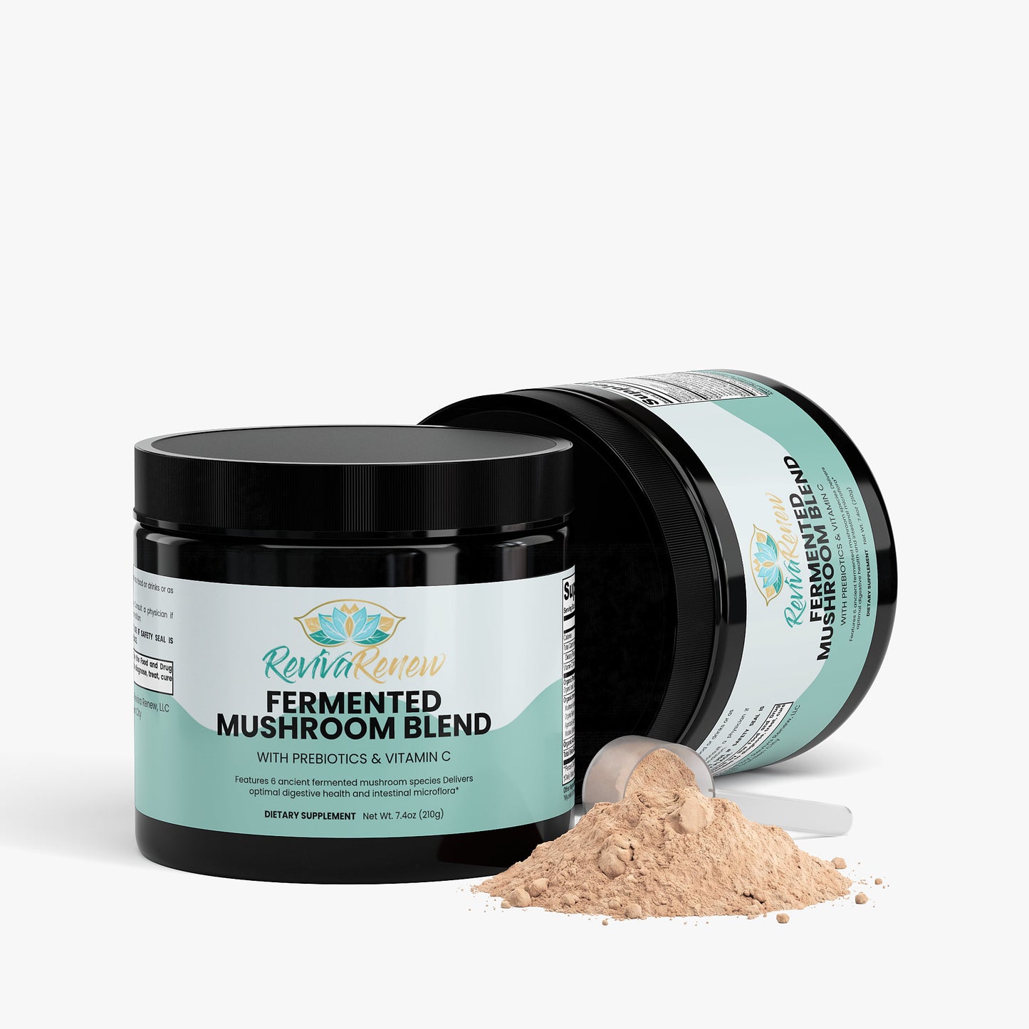 Fermented Mushroom Blend – Organic Immune & Gut Support Powder