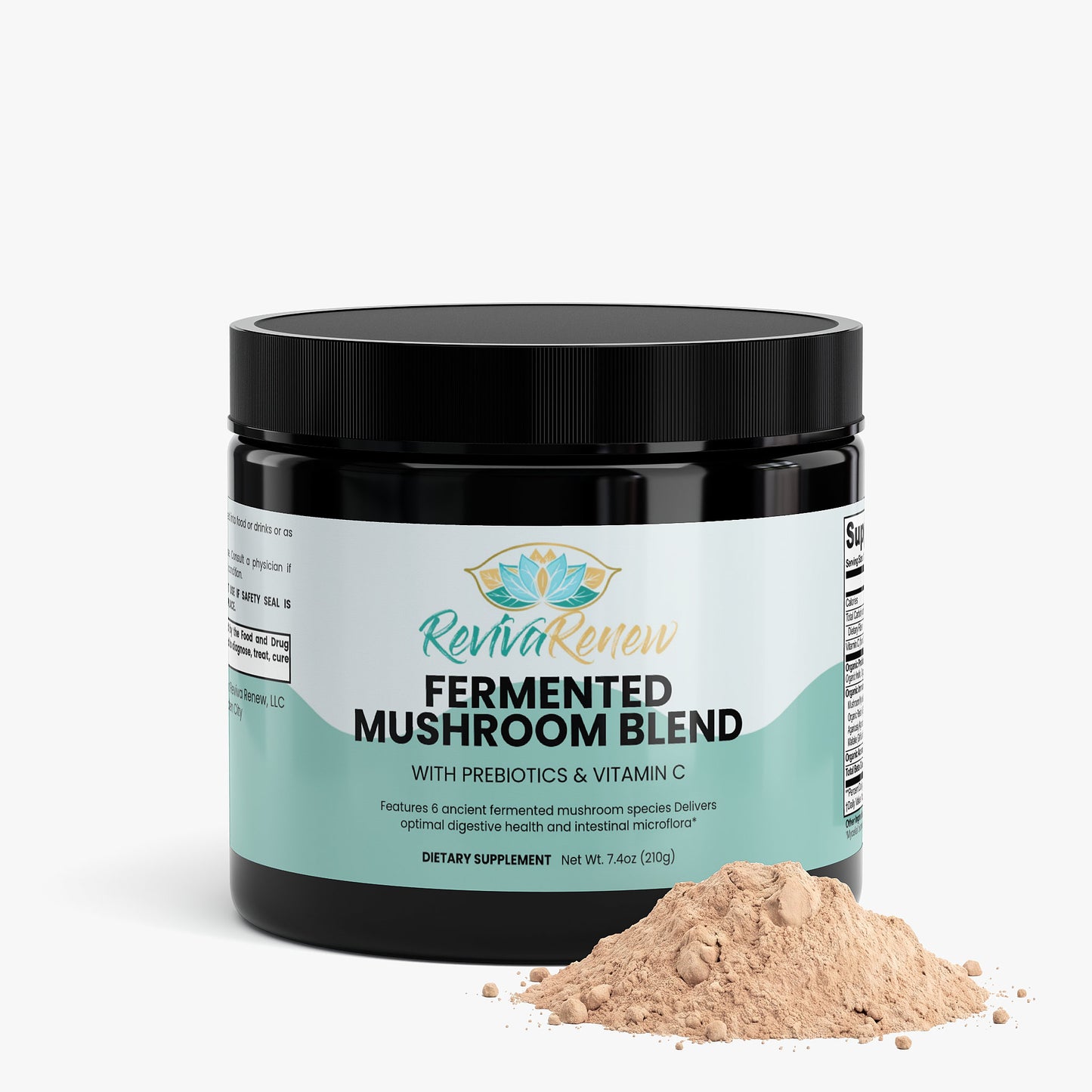 Fermented Mushroom Blend – Organic Immune & Gut Support Powder