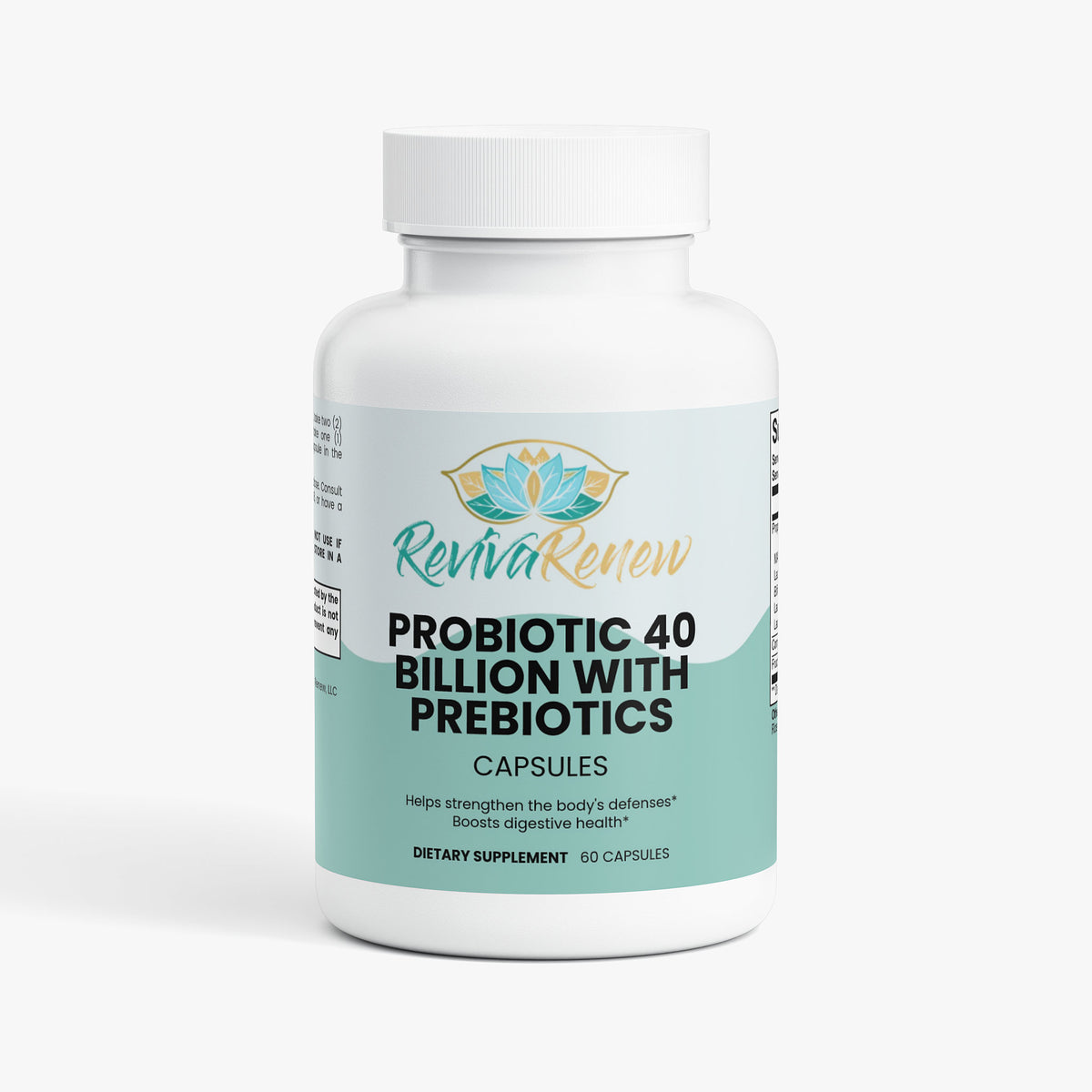 Probiotic 40 Billion with Prebiotics – Gut, Immune & Digestive Health | 60 Capsules