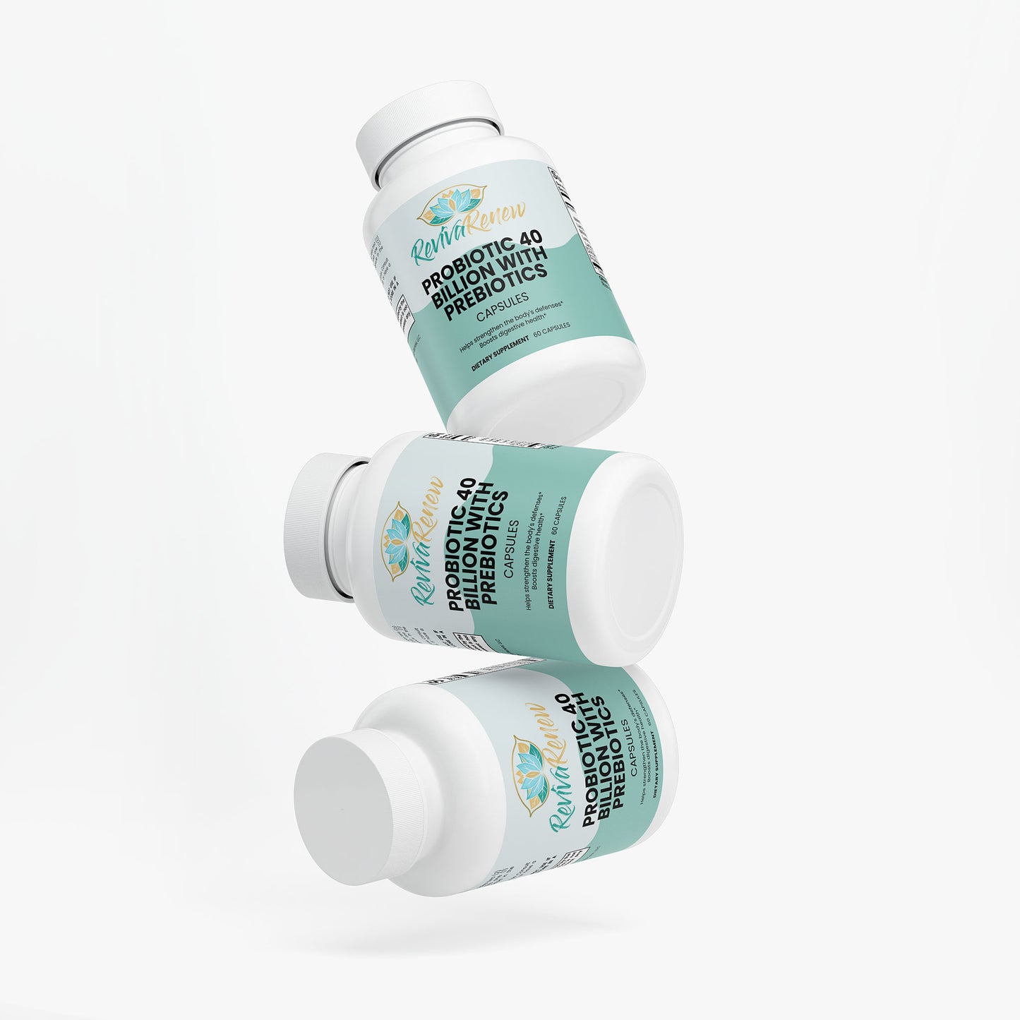 Probiotic 40 Billion with Prebiotics – Gut, Immune & Digestive Health | 60 Capsules