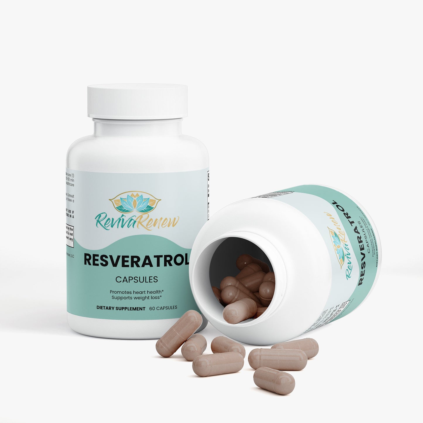 RevivaRenew Resveratrol Capsules – 600 mg High‑Potency Antioxidant Support