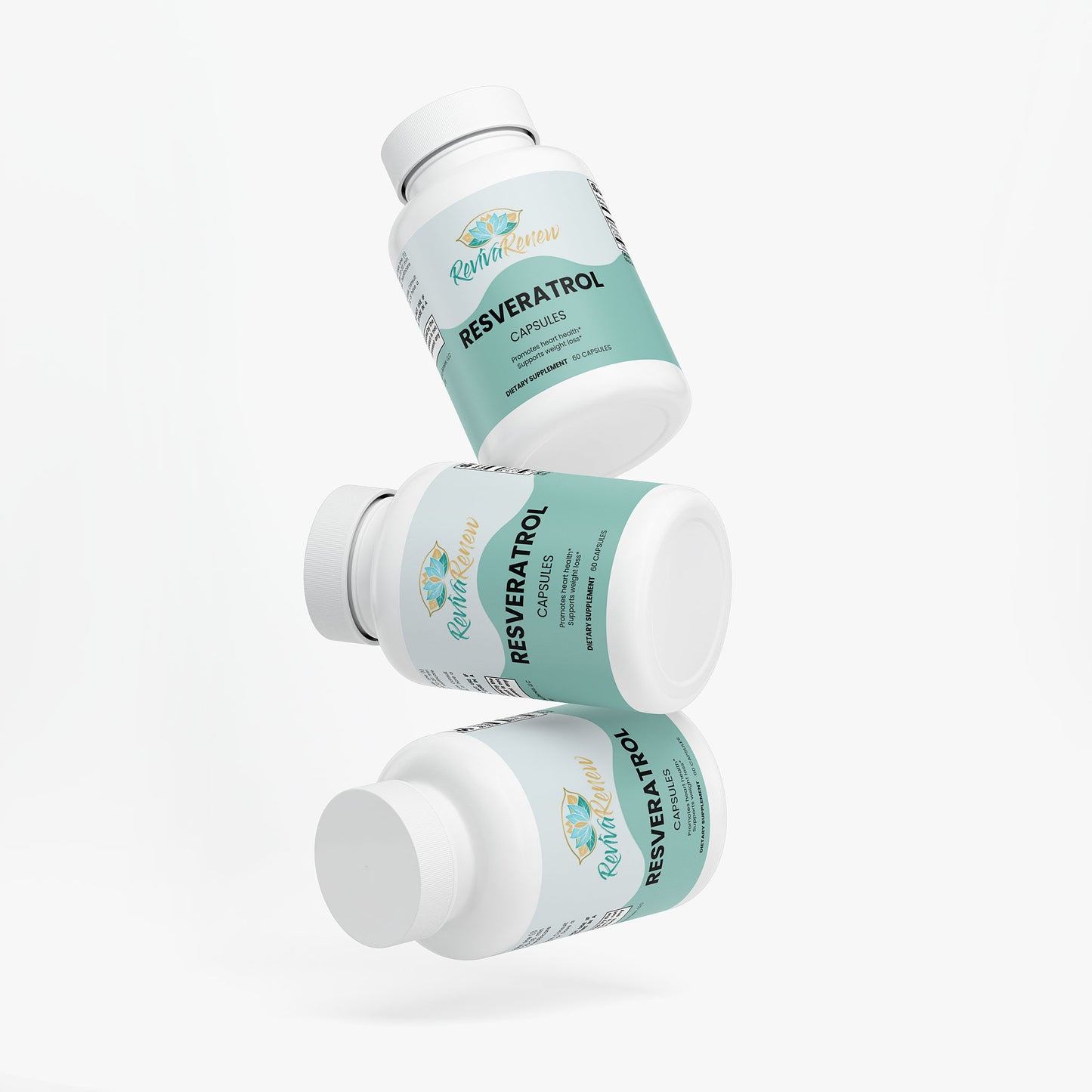 RevivaRenew Resveratrol Capsules – 600 mg High‑Potency Antioxidant Support