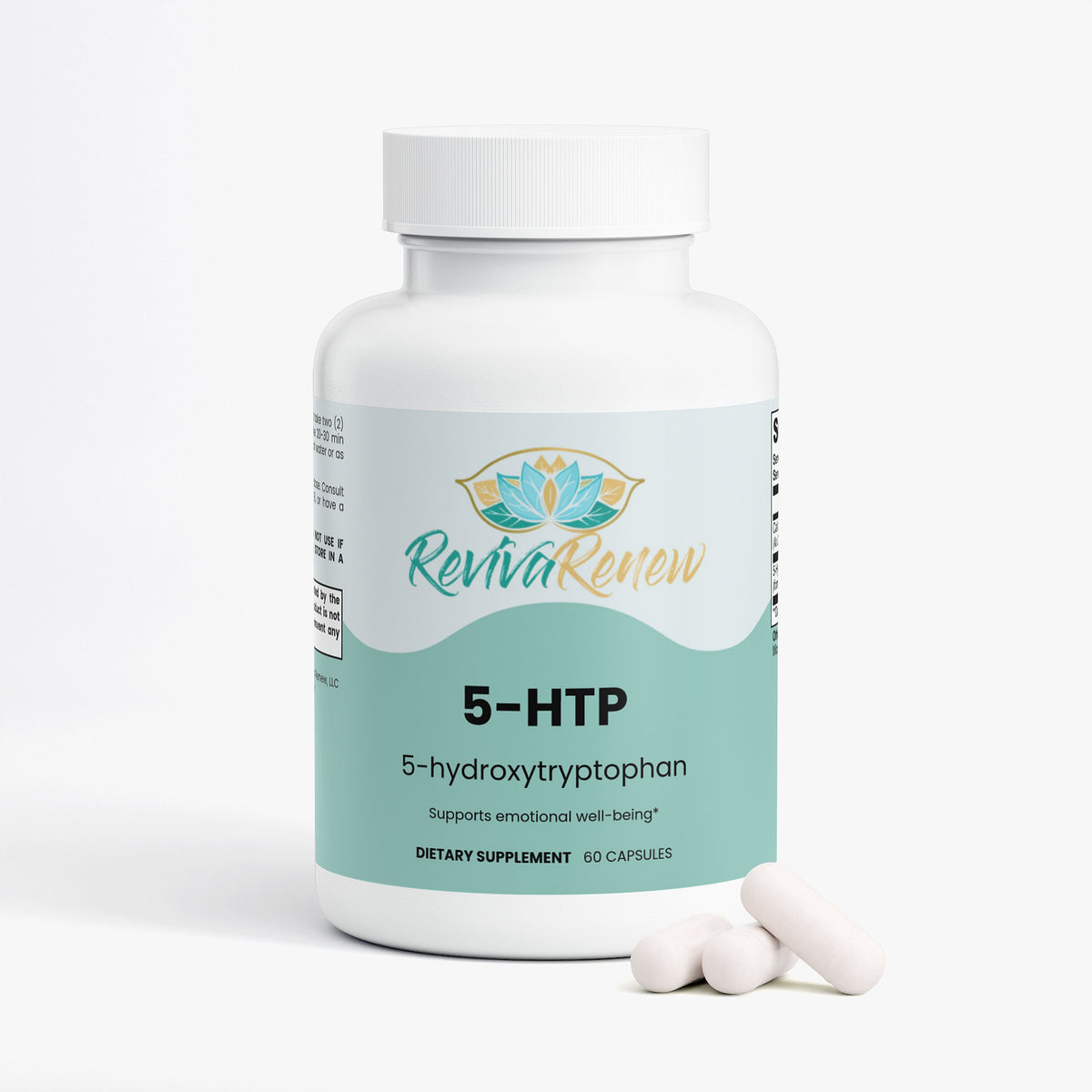 RevivaRenew 5‑HTP Capsules – Natural Emotional Balance & Serotonin Support