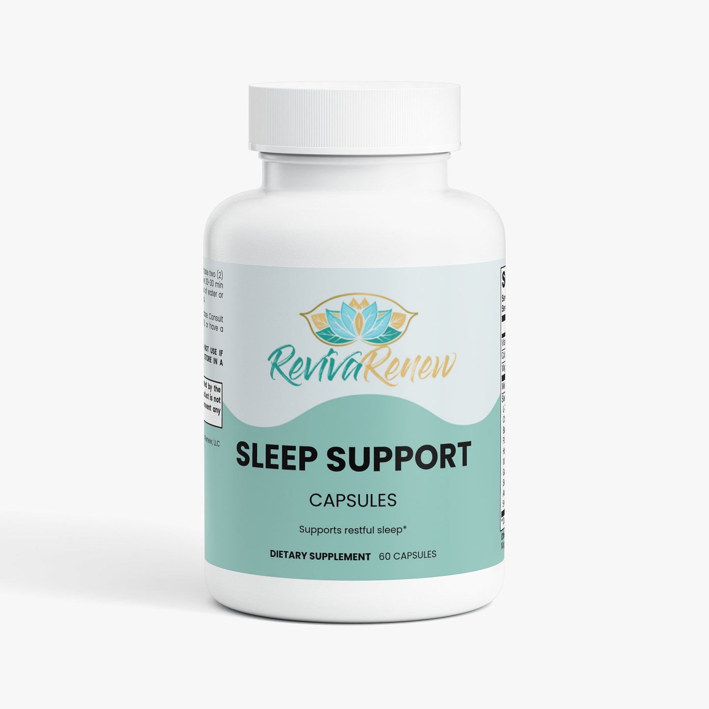 RevivaRenew Sleep Support Capsules – Balanced Magnesium & Melatonin Sleep Blend