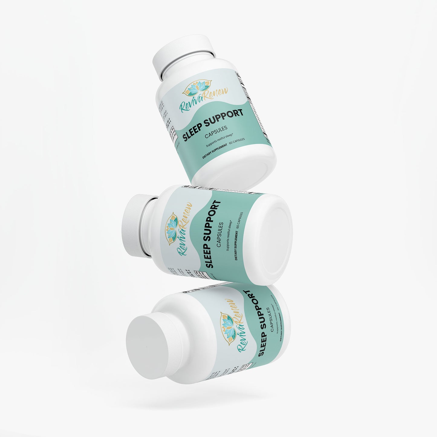 RevivaRenew Sleep Support Capsules – Balanced Magnesium & Melatonin Sleep Blend