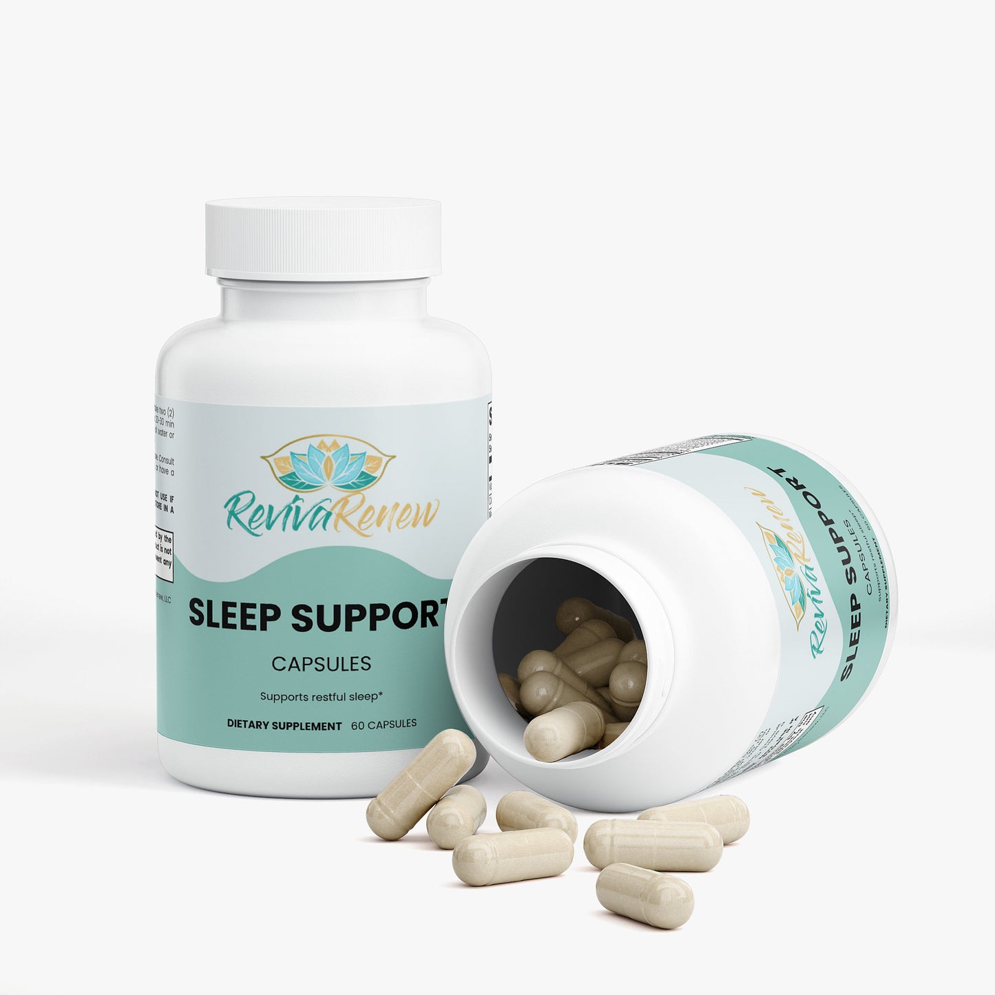 RevivaRenew Sleep Support Capsules – Balanced Magnesium & Melatonin Sleep Blend