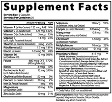 Brain & Focus Formula – Cognitive Support with Vitamins, Amino Acids & Herbal Extracts