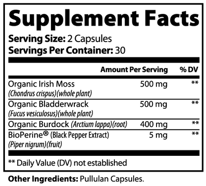 RevivaRenew Sea Moss Capsules – Maximum Thyroid & Energy Support